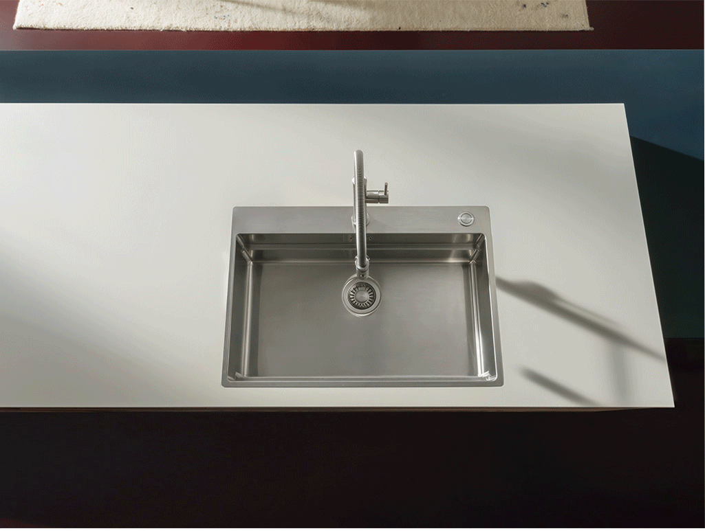 Franke Box Pro kitchen sink with accessories