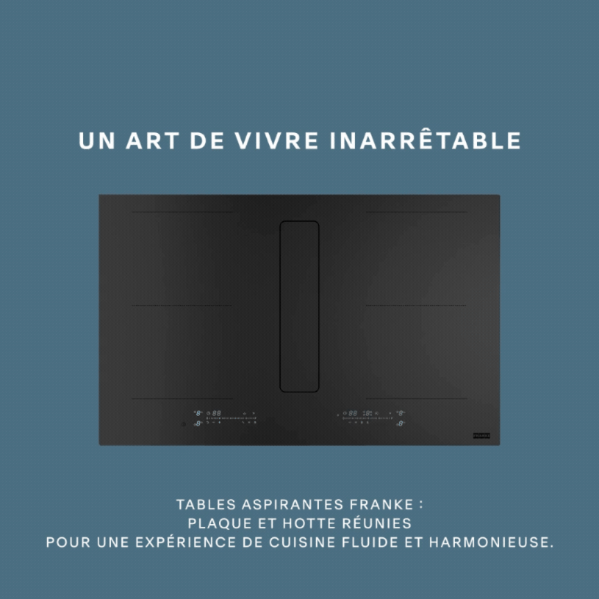 Gamme des tables apsirantes Franke