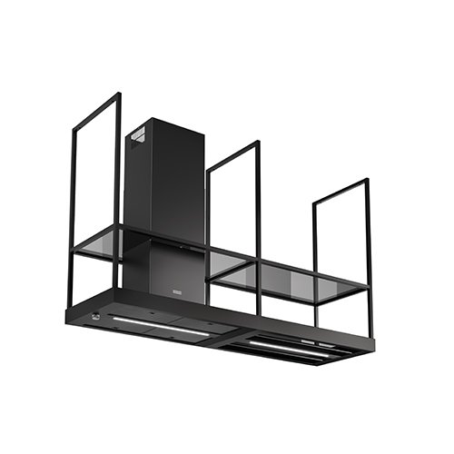 Oven Franke in black and its drawing
