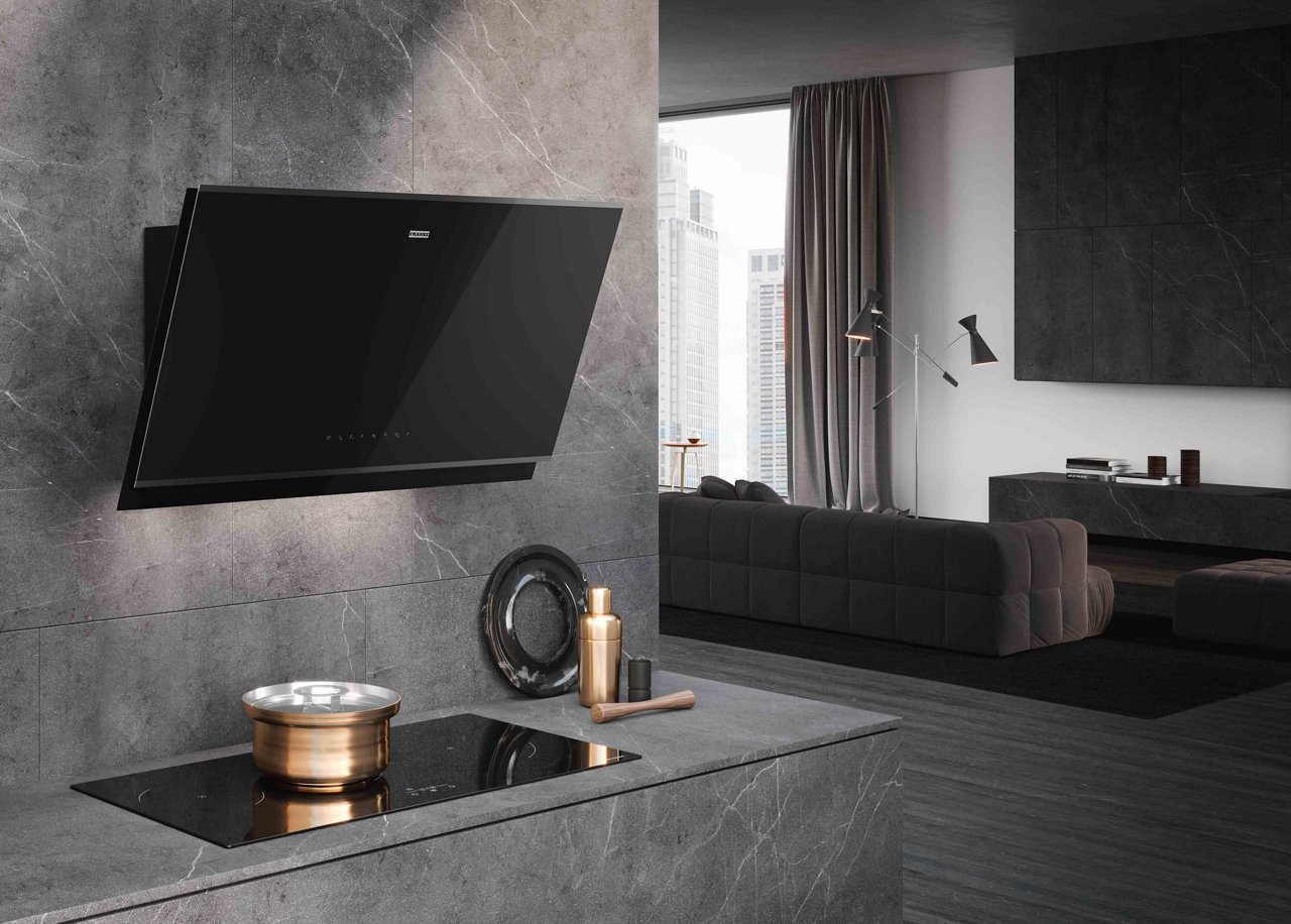 space in cabinet hob extractor