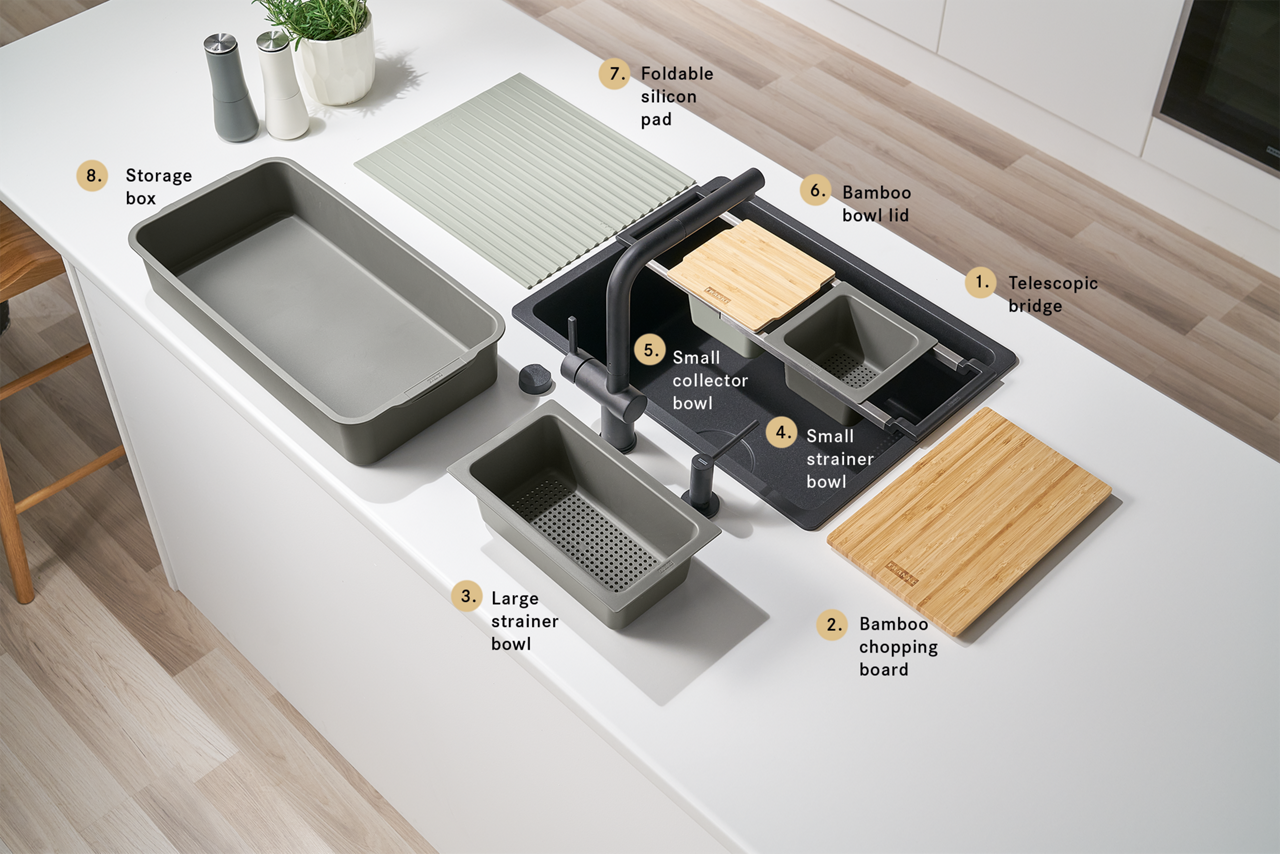 Kitchen Gadgets Telescopic Wash Basin Kitchen Accessories