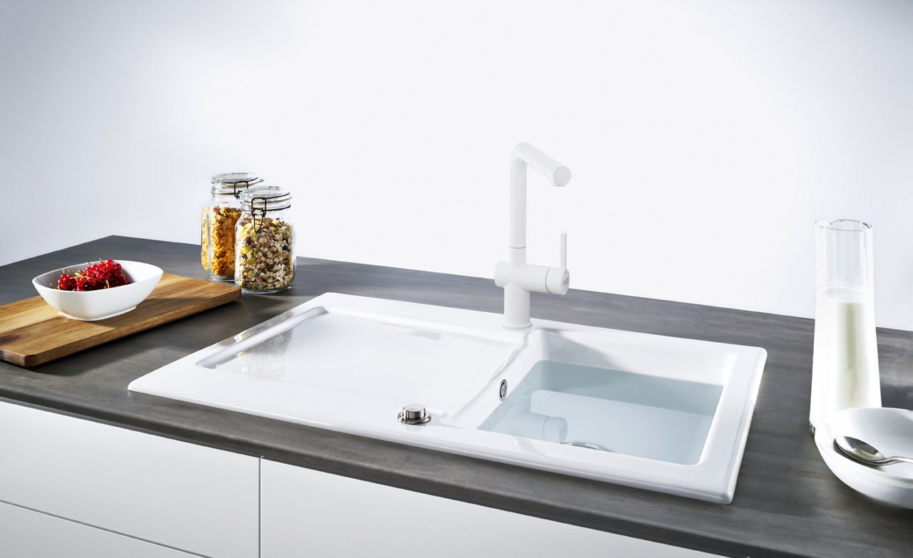 Mythos MTK 611-100 ceramic inset sink