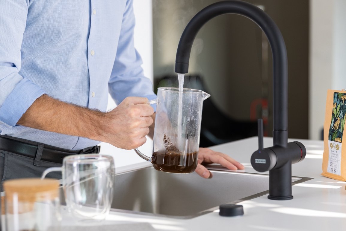 Maris Water Hub you’ll effortlessly get instant boiling water as and when you need it simply by turning the tap’s rotatable knob