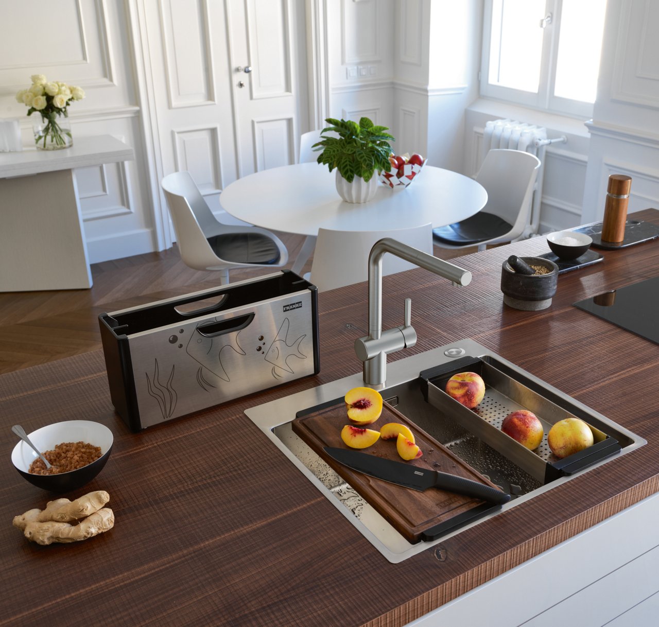 Franke Box BXX Sink with Andy Chef Accessory