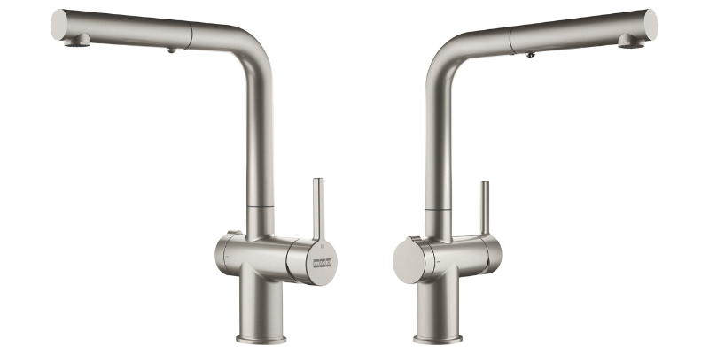 TA7711 Active Twist Pull Out Dual Spray Brushed Chrome