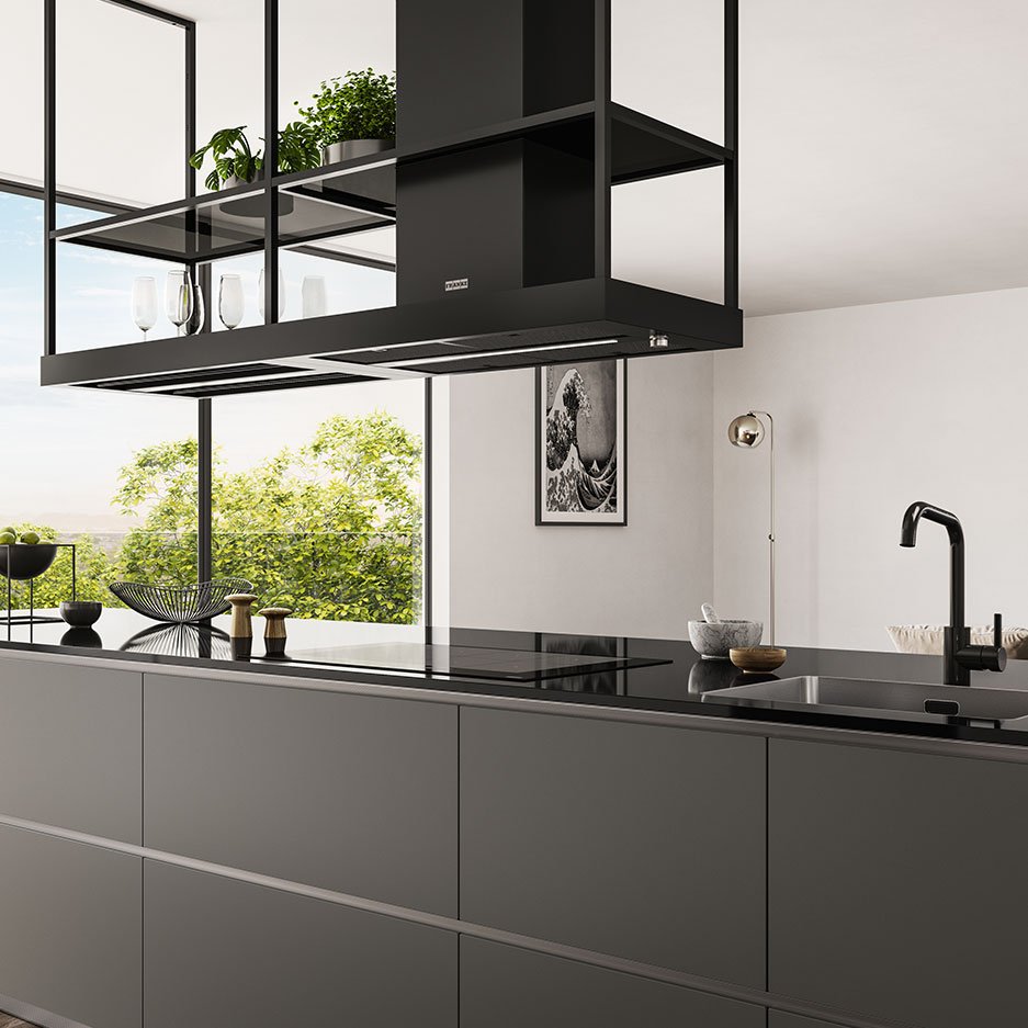 Franke T-shelf suspended hood