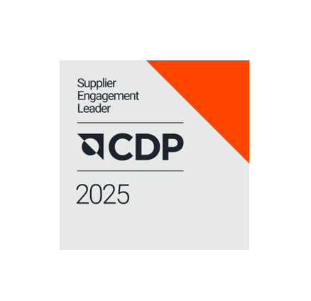 CDP "Supplier Engagement Leader" award 2025.