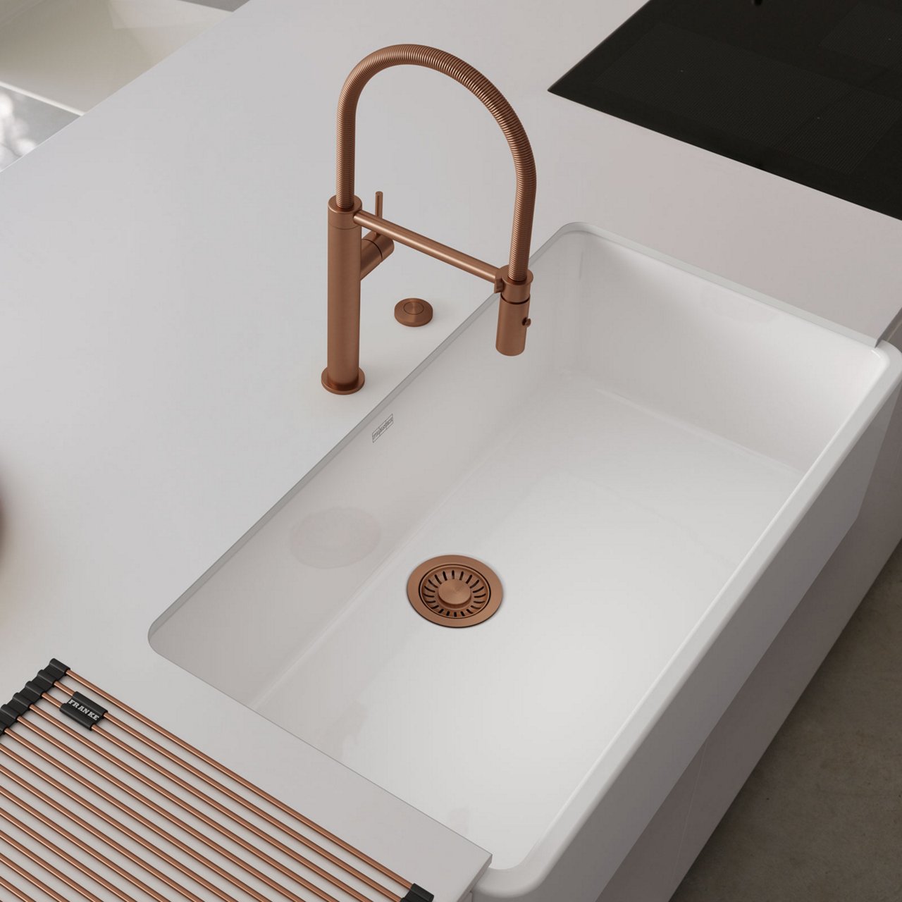 Franke Ceramic kitchen sink and faucet