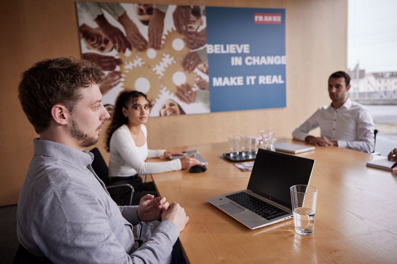 professionals in a meeting