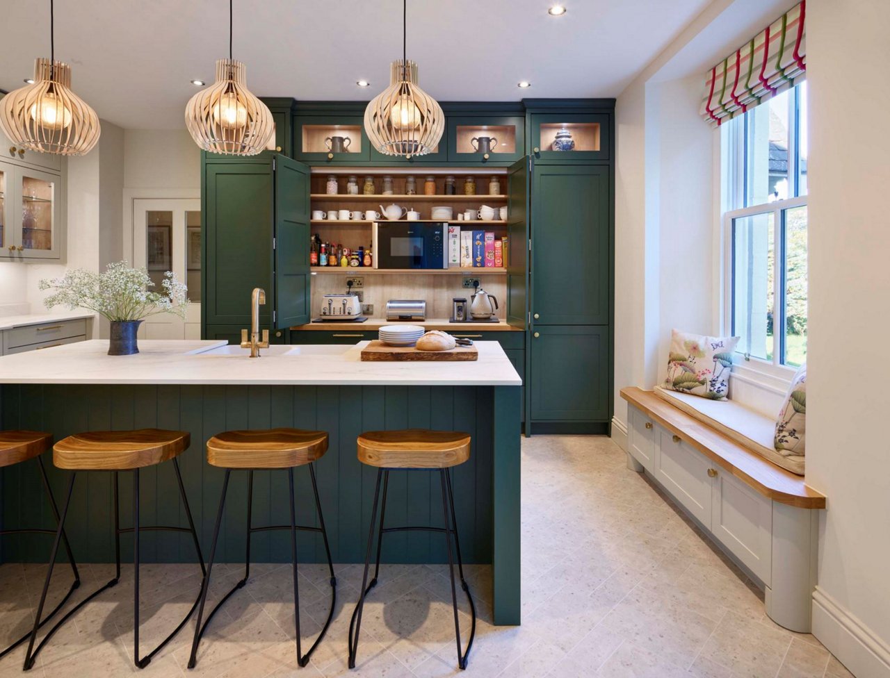 Green Shaker Kitchen