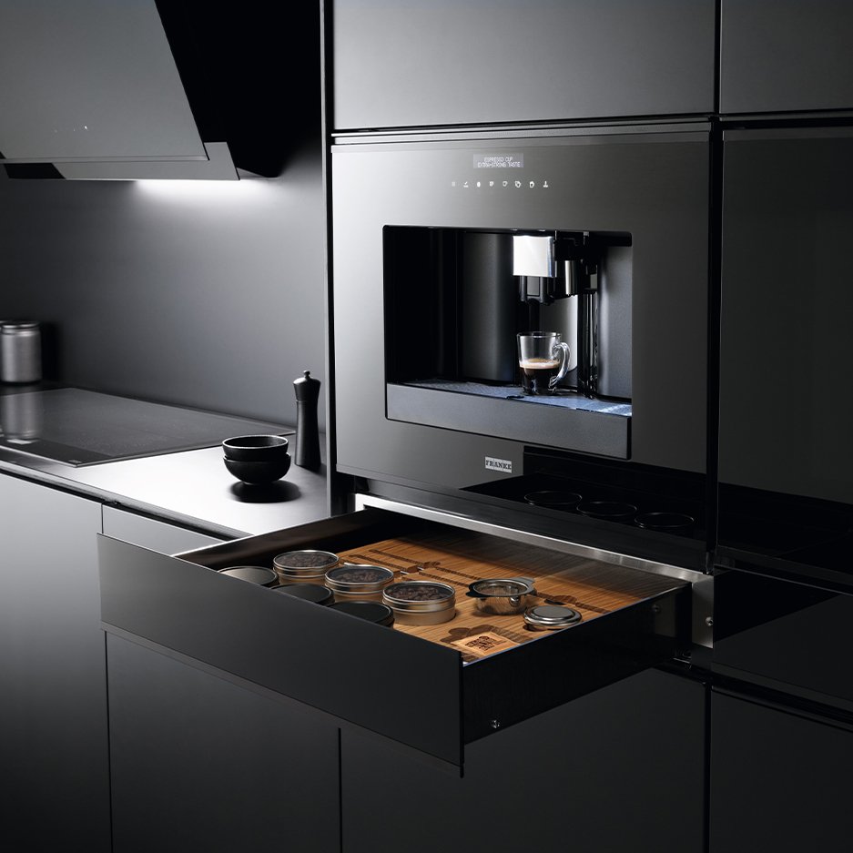 Coffee machine and coffee drawer - Mythos Black Line