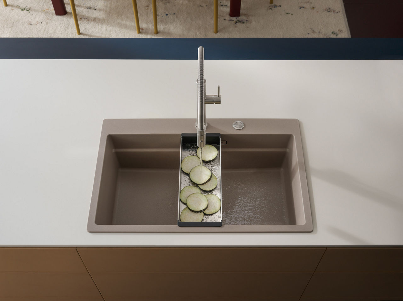 Franke functional ledge kitchen sinks