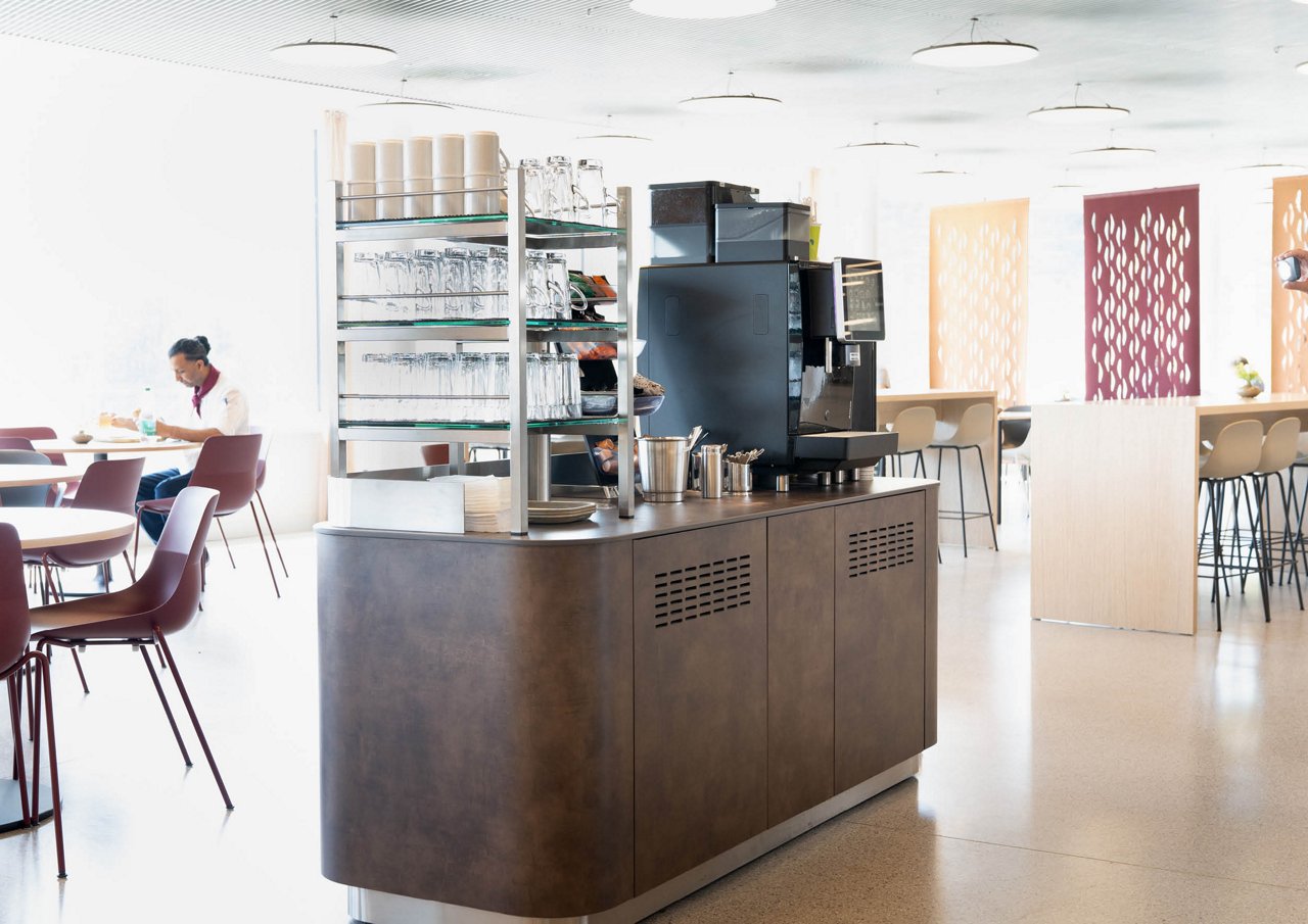 Barmelweid & Franke Coffee Systems, cafeteria, canteen, buffet, coffee corners, self-serve, self-service