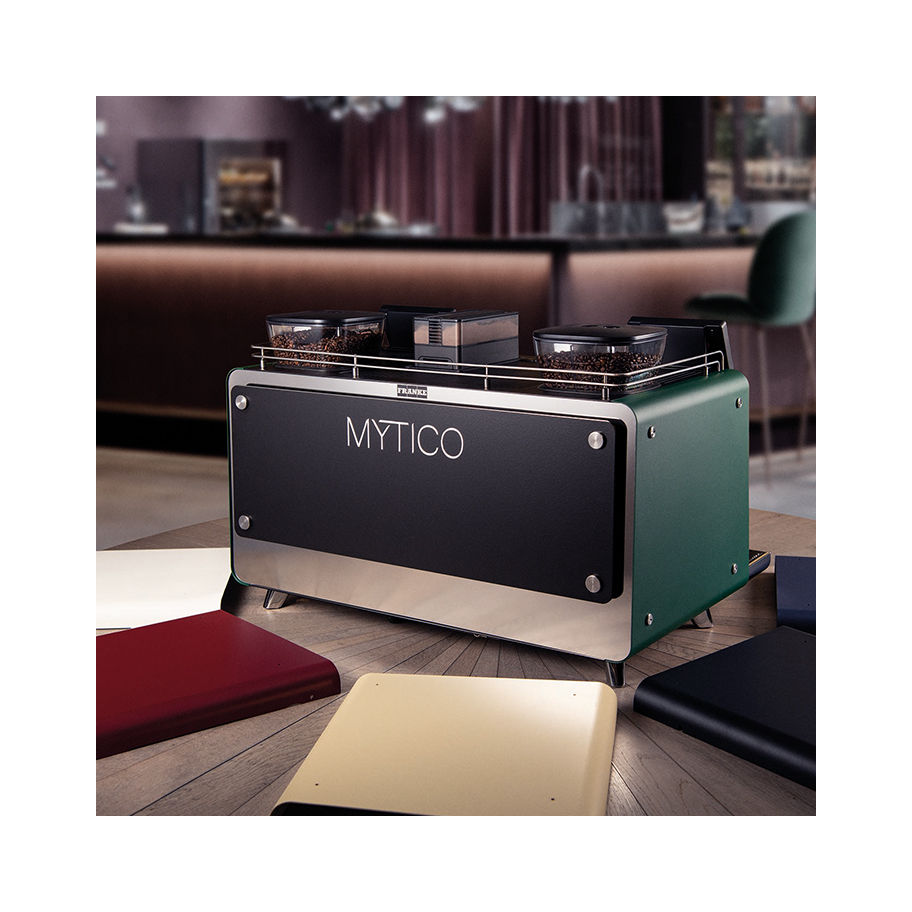 Franke Coffee Systems, Mytico, BeyondTraditional fully automatic and hybrid coffee machine, color range, colored side panels