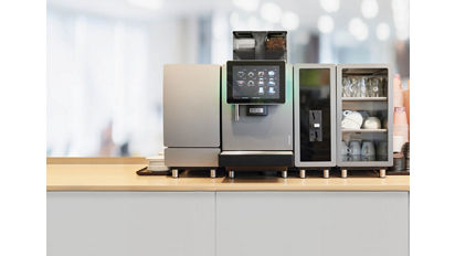 Self service store coffee machine
