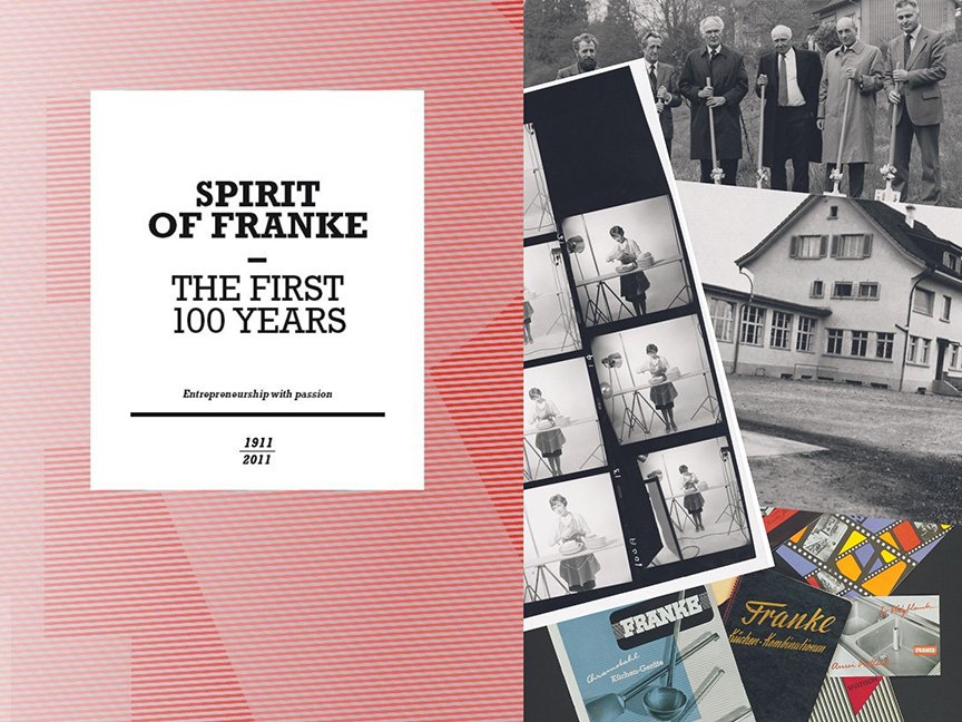 Cover of the Franke 100 years book