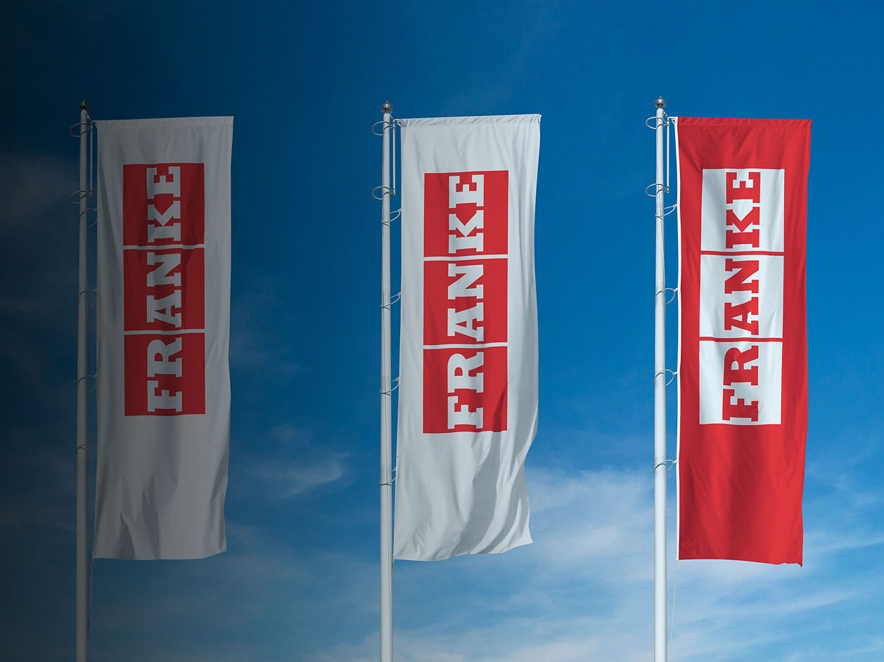 three Franke flags