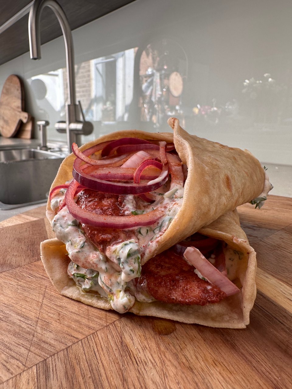 Chetna's Tandoori Chicken Wraps