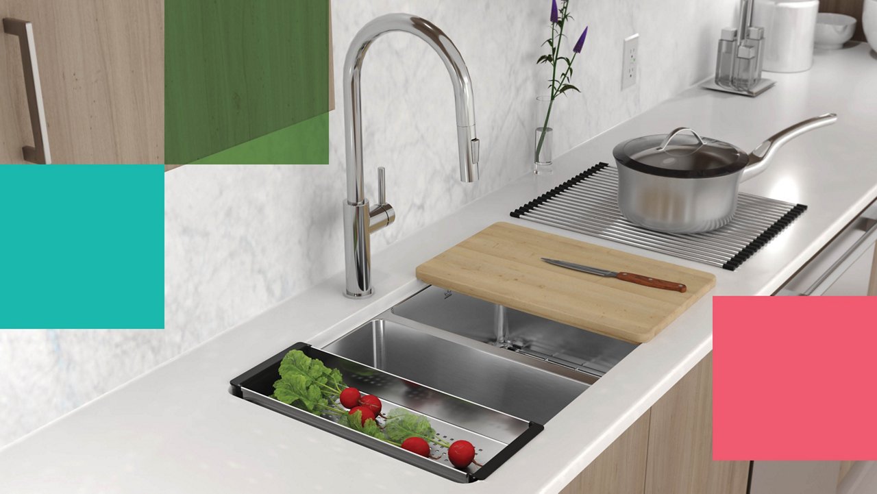 Kindred Workstation Stainless Steel Sink