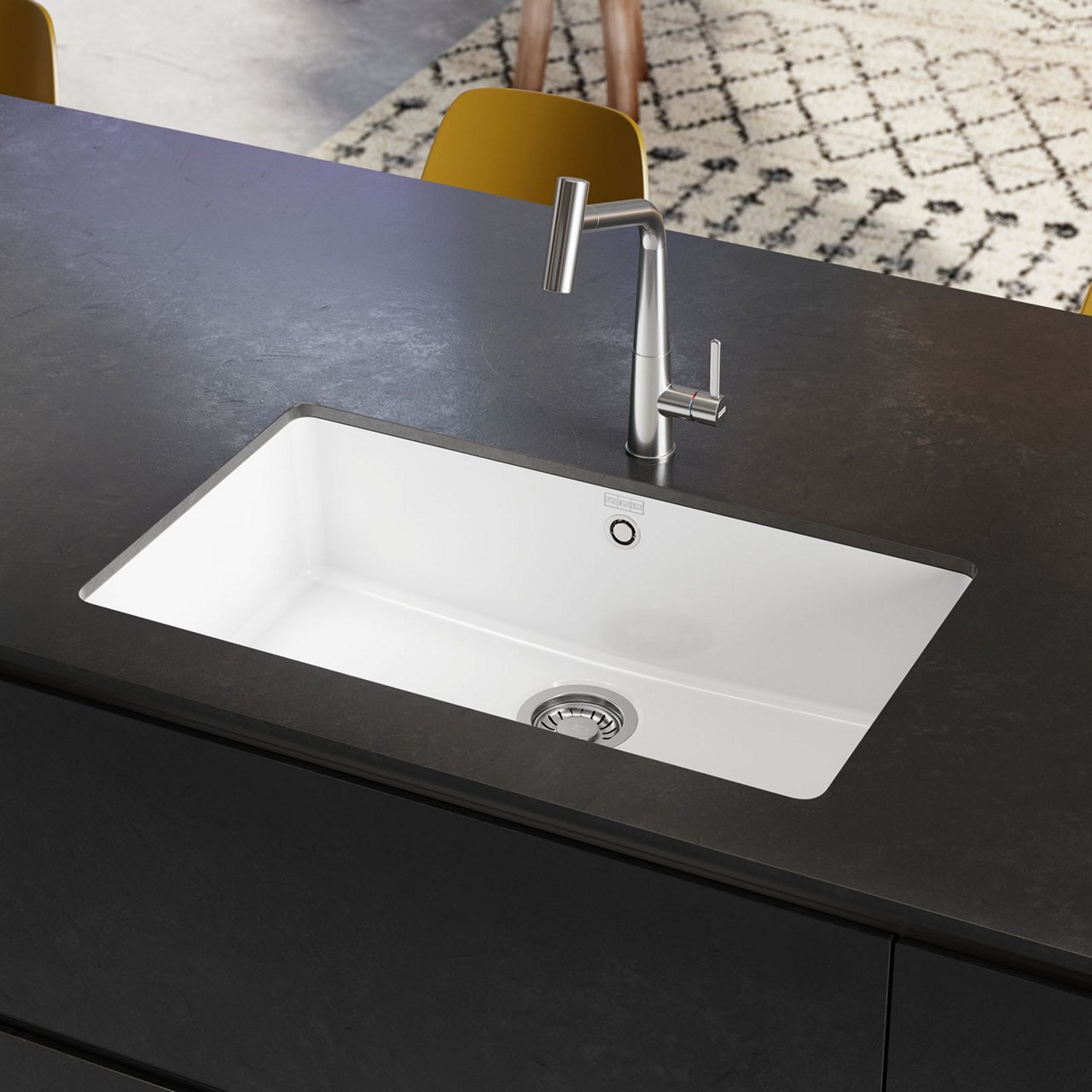Franke Ceramic kitchen sink and tap