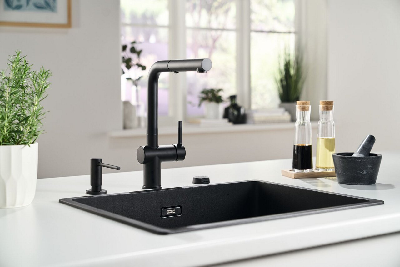 Franke sink and tap
