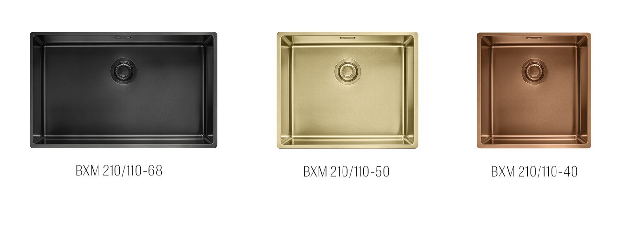 Cuves Franke Mythos Masterpiece: BXM 210/110-68, BXM 210/110-50, BXM 210/110-40