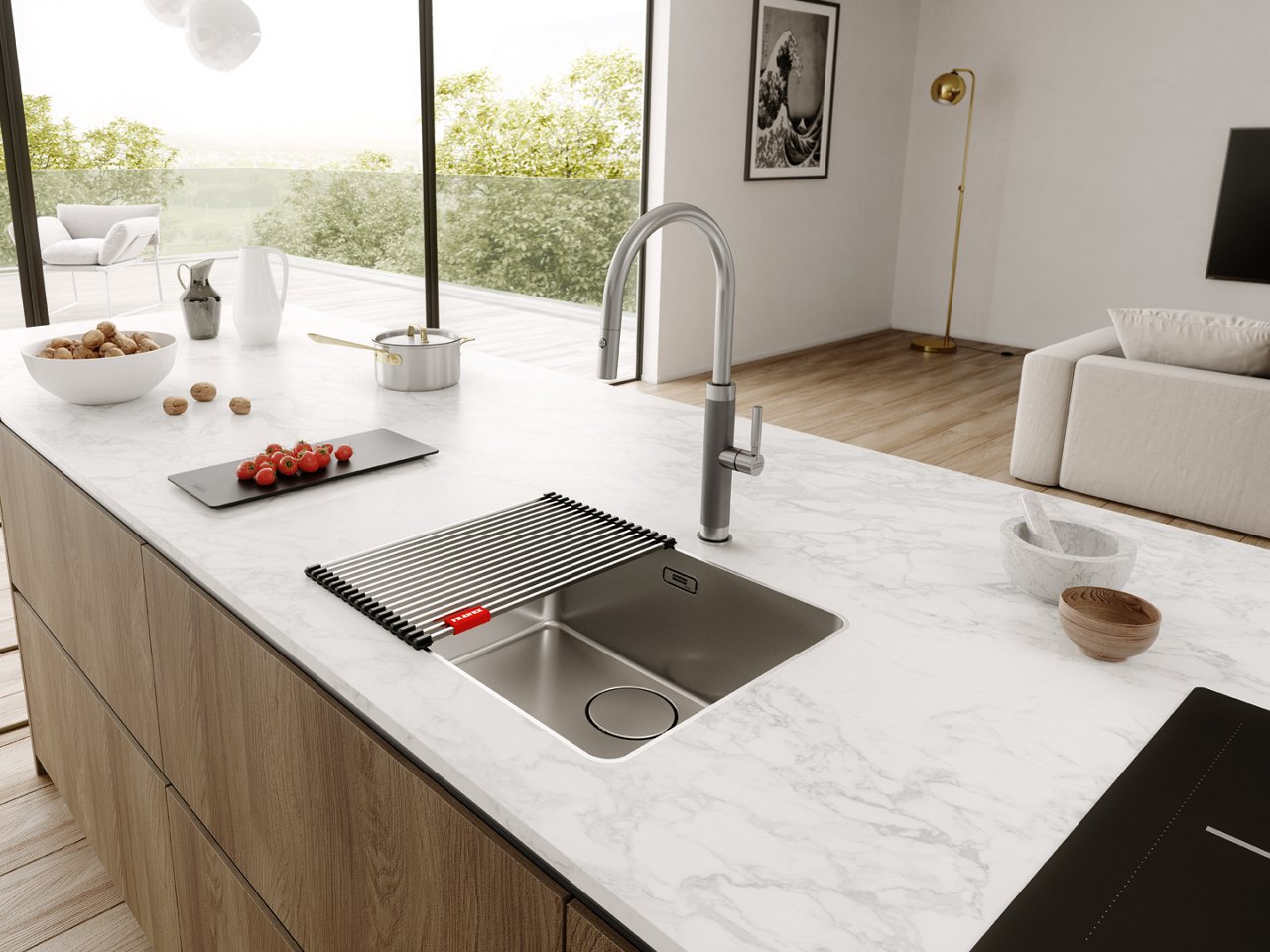 Mythos MYX stainless steel undermount sink