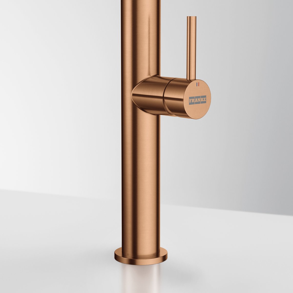 Głowica w baterii pescara semi pro w kolorze złotym