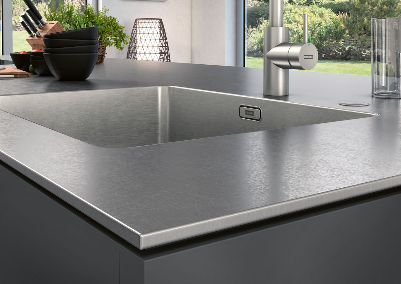Outwater Edelstahl-Mülltülle – 15,2 Cm Durchmesser, Für Arbeitsplatten, 304 Edelstahl