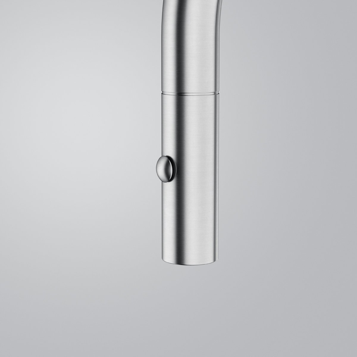 zbliżenie  wylewki baterii Pescara J w kolorze stali