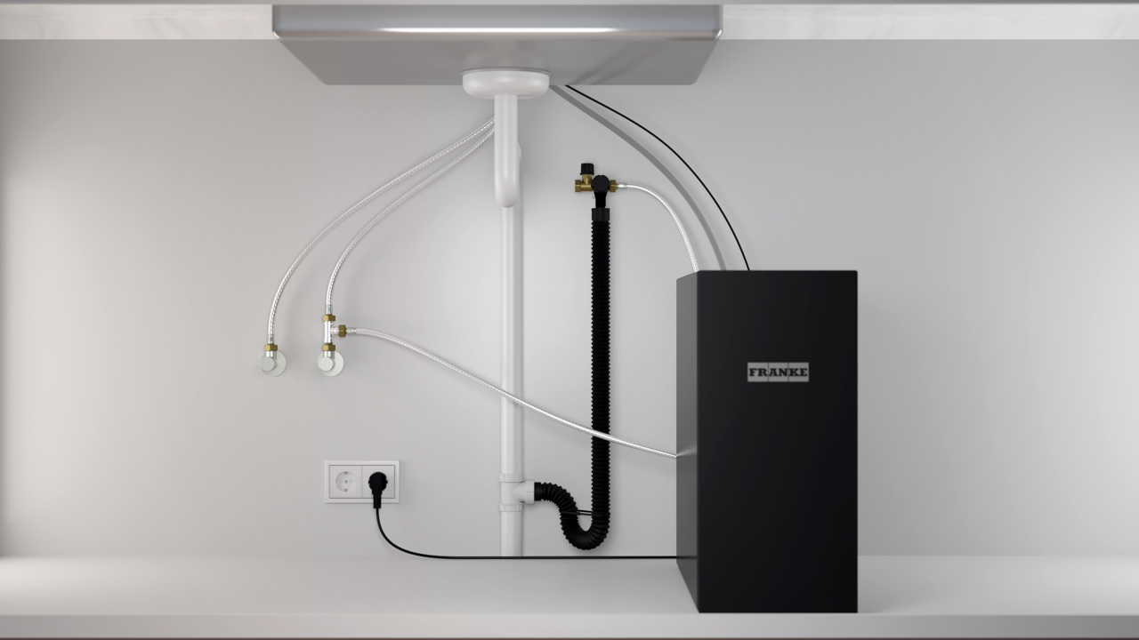 Mitigeur Mythos Water Hub 5 en 1 en inox