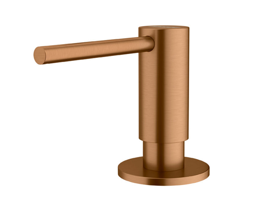 Modern copper soap dispenser pump