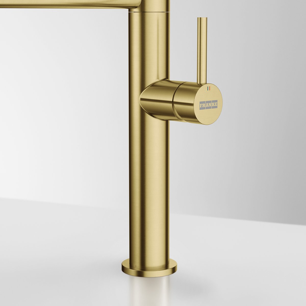 Głowica w baterii pescara semi pro w kolorze złotym