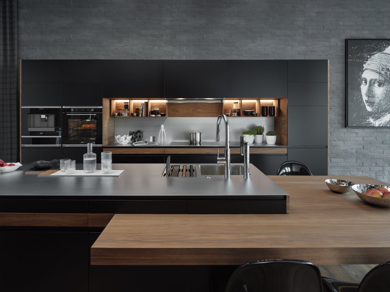 évier-mythos-avec-accessoire-couteaux-dans-cuisine-masculine