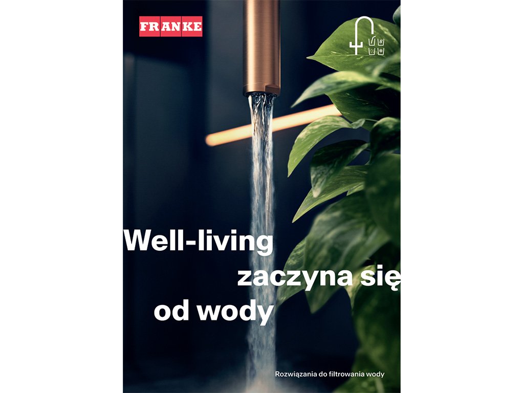 Okładka ulotki dotyczącej rozwiązań filtrujących wodę