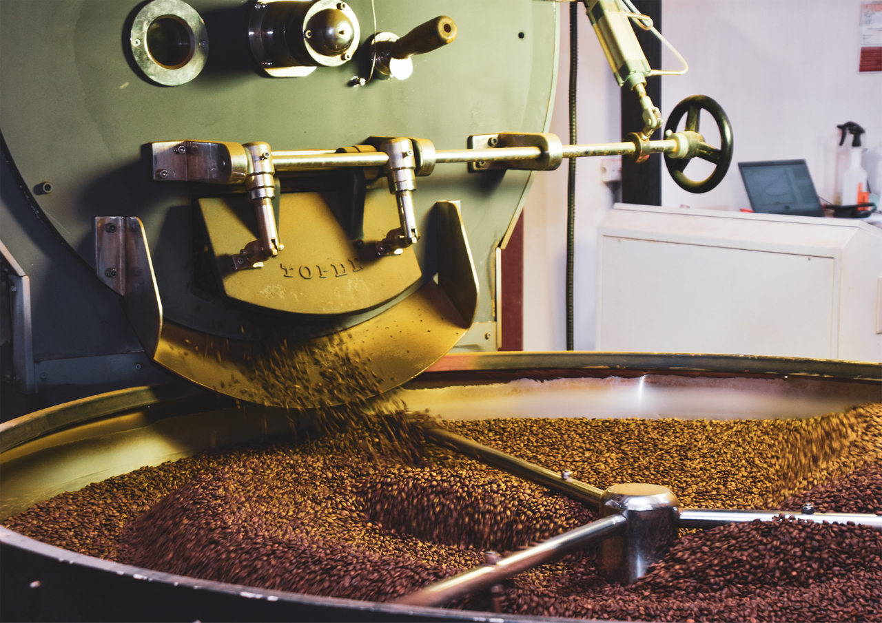 Franke Coffee Systems, Schibello Coffee, coffee beans, roasting process