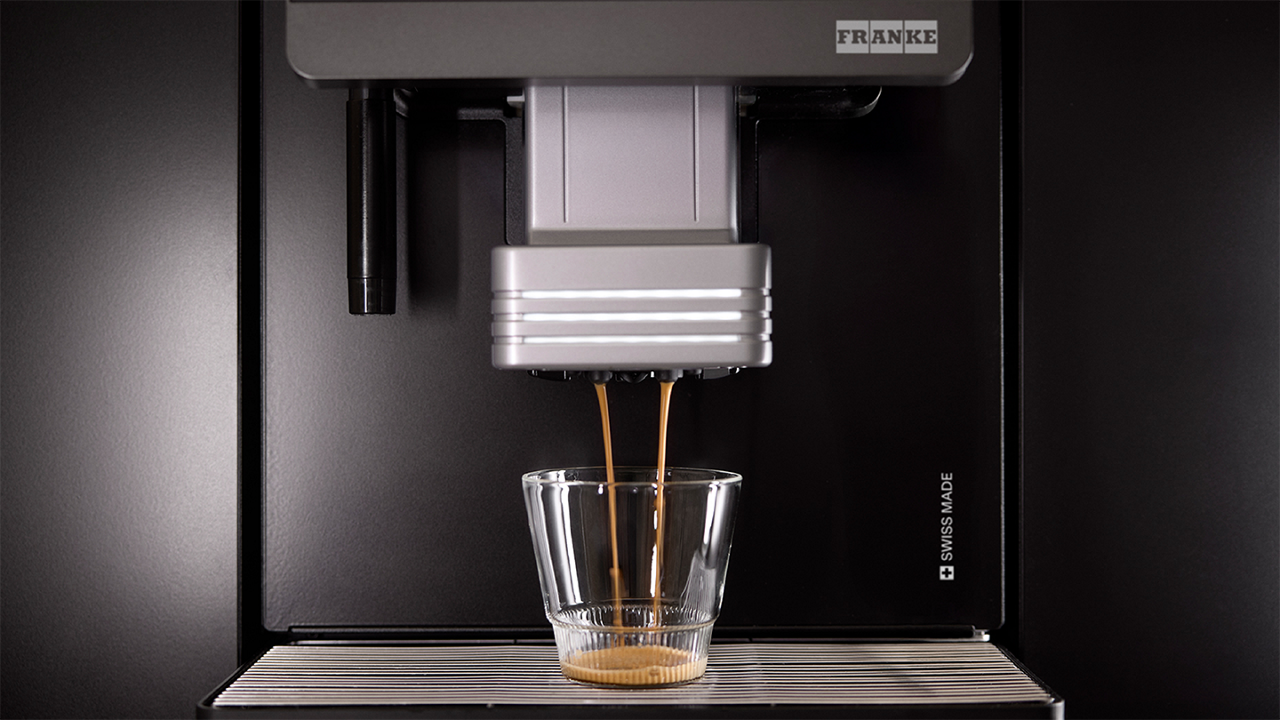 Franke Coffee Systems, fully automatic coffee machine, New A Line, coffee dispensing, iQFlow