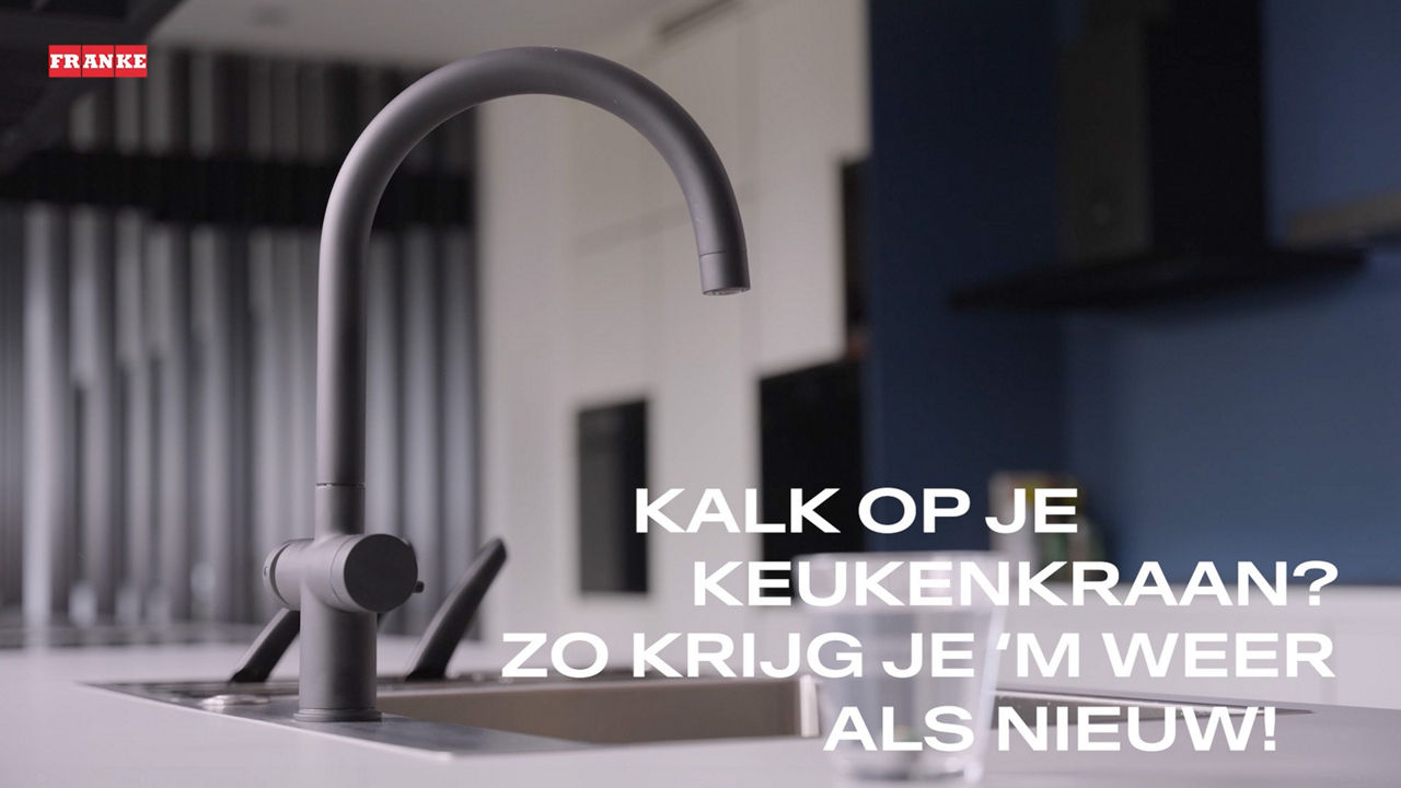 FRANKE - Video tutorial - Hoe je keukenkraan ontkalken?