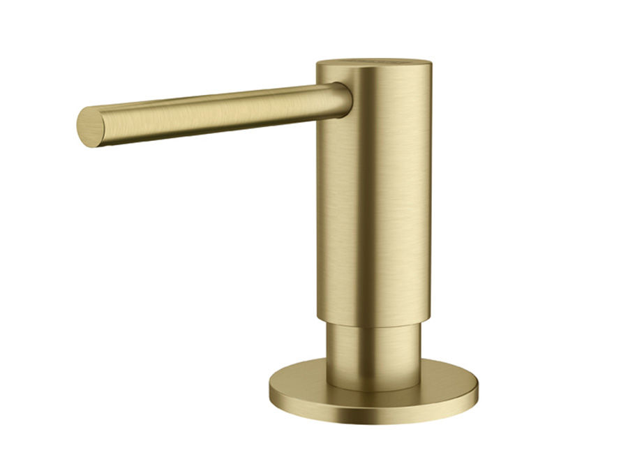 Modern brushed gold soap dispenser pump