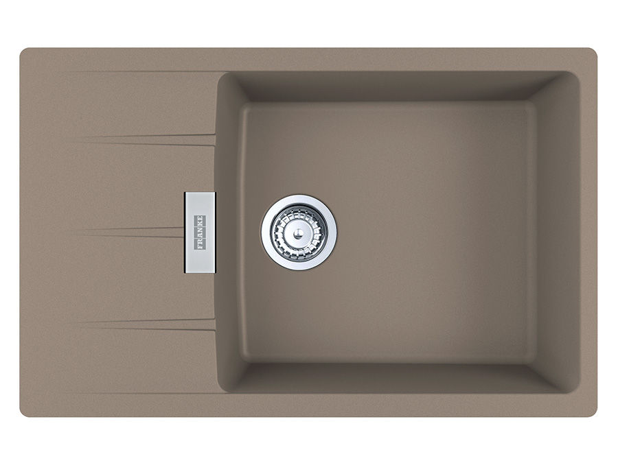 Franke Fragranite sinks are finely textured and non-porous, therefore ensuring high hygiene standards.