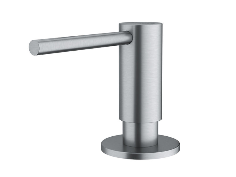 Modern stainless steel soap dispenser