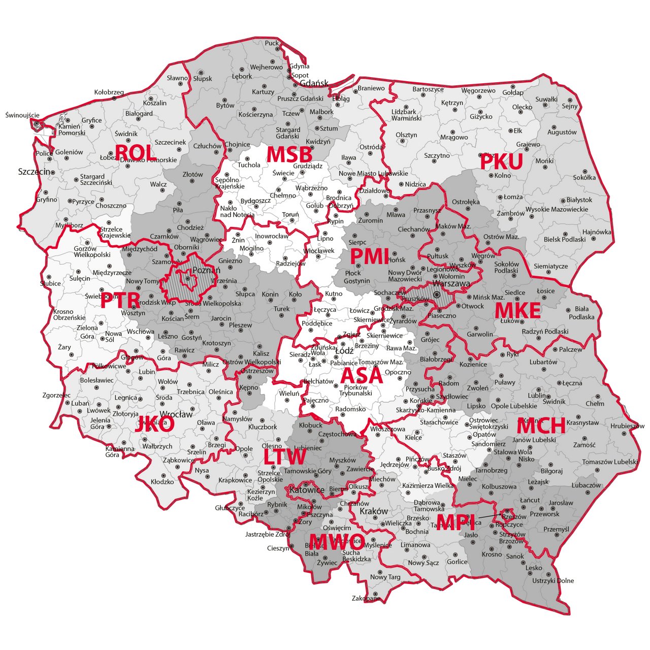 mapa handlowcy franke