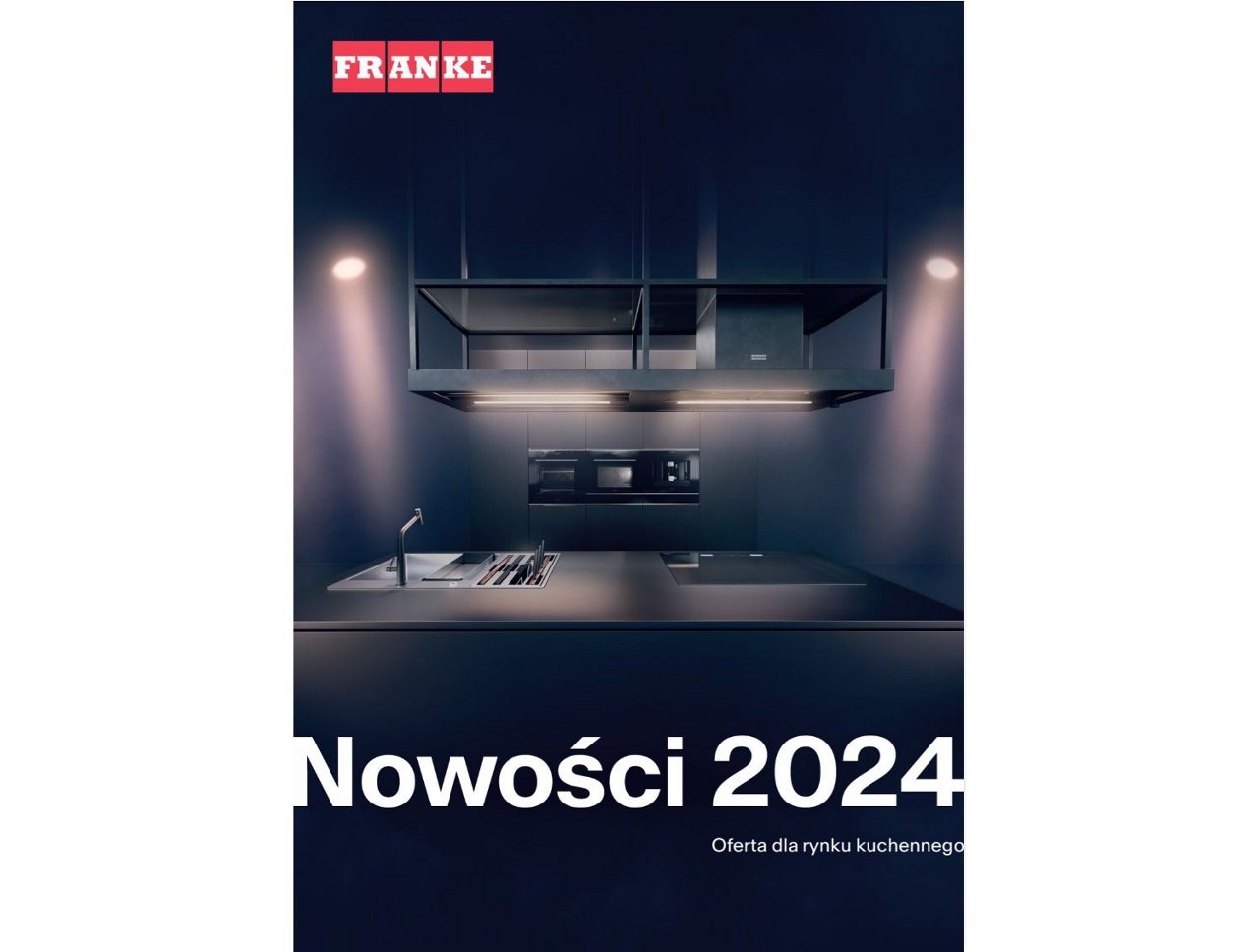 ulotka nowości do katalogu kuchennego franke