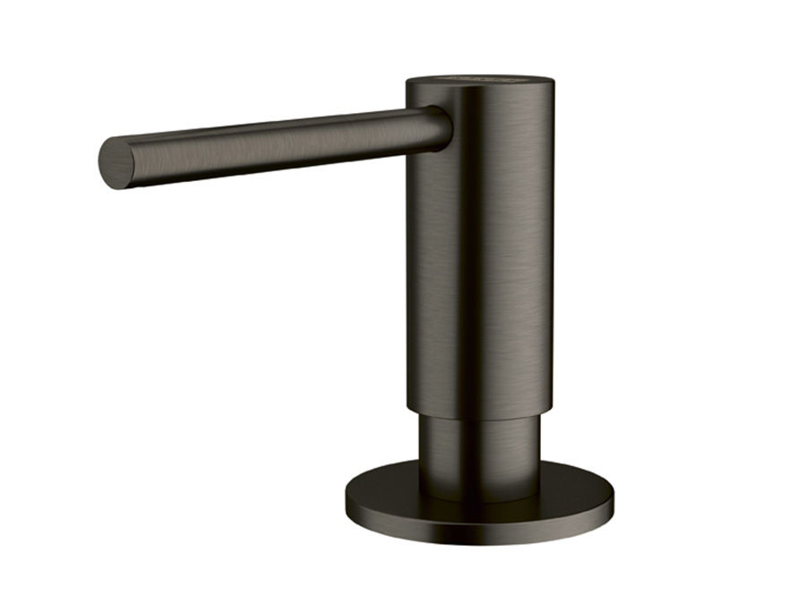 Modern matte black soap dispenser pump