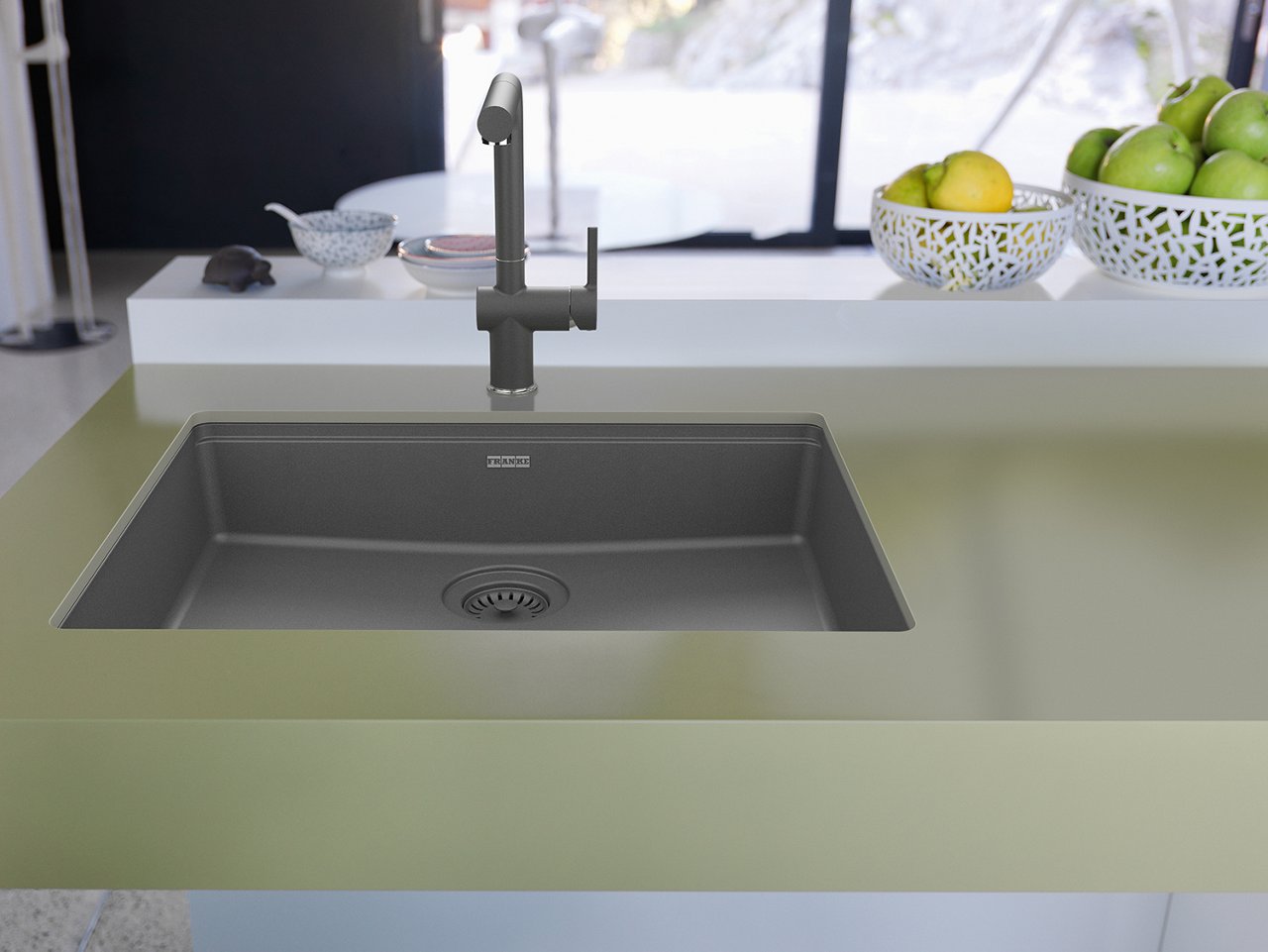 Armonia AMX120 double bowl stainless steel sink