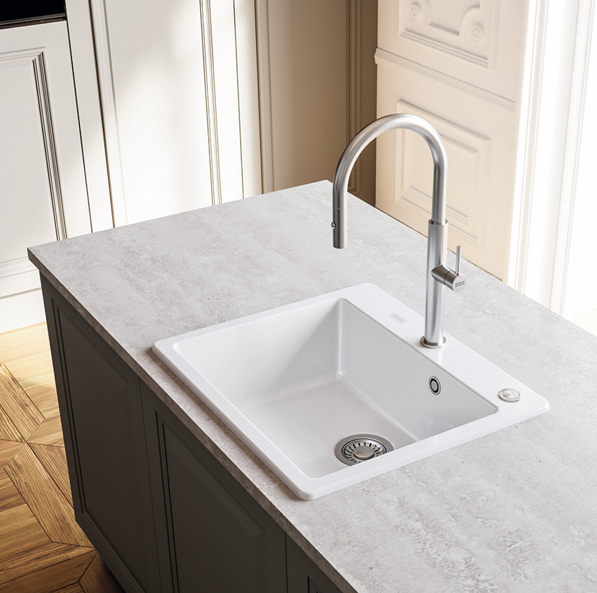 Franke Fragranite kitchen sink with accessories